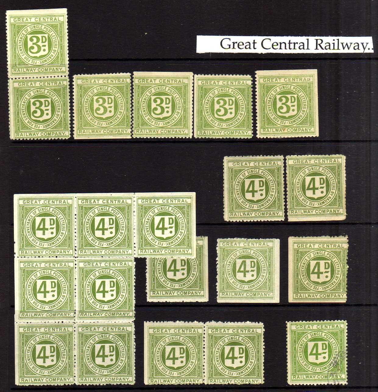 GREAT CENTRAL RAILWAY: 1897-1922 MINT, - Image 3 of 6