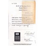 1890 RAILWAY LETTER POSTAGE,