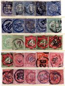 AUSTRALIA - NEW SOUTH WALES: 1891-1974 MAINLY USED COLLECTION, MINT WITH 1948 12 VALUES TO 10/-,