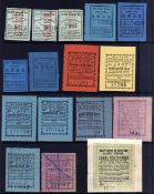 GREAT NORTH OF SCOTLAND RAILWAY: 1868-1920 SELECTION TO INCLUDE 1919-20 WAYBILLS (6) WITH RED