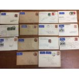 1934 RAILWAY AIR SERVICE FLOWN COVERS (14),