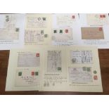 FILE BOX WITH KINGS PERIOD COVERS AND CARDS, ALL TPO POSTMARKS.