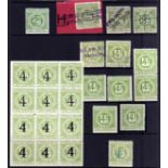 GREAT CENTRAL AND MIDLAND JOINT RAILWAY: 1905-20 MINT AND USED SELECTION INCLUDING 1920 3d USED,