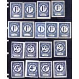 COLNE VALLEY RAILWAY: MINT, UNUSED OR USED SELECTION, 2d PROOF WITH NO CONTROL,