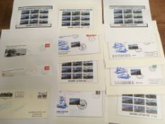 RAILWAY PRESENTATION SOCIETY OF IRELAND: 1981-91 SELECTION WITH SHEETS, COVERS,