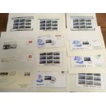 RAILWAY PRESENTATION SOCIETY OF IRELAND: 1981-91 SELECTION WITH SHEETS, COVERS,
