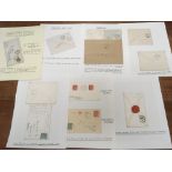 IRELAND: 1870-1937 COVERS AND CARDS WITH TPO POSTMARKS AND BACKSTAMPS,