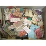 BOX OF RAILWAY AND OTHER TICKETS,