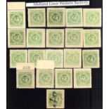 MIDLAND GREAT WESTERN RAILWAY: 1891-1910 MINT, UNUSED OR USED SELECTION,