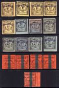 GREAT WESTERN AND GREAT CENTRAL JOINT RAILWAYS: PROVISIONAL OVERPRINTS 1d (6), 2d (8),