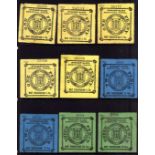 PEMBROKE AND TENBY RAILWAY: MINT UNUSED AND USED SELECTION WITH 1866 1d (8), 2d (6), 1890 1d (7),