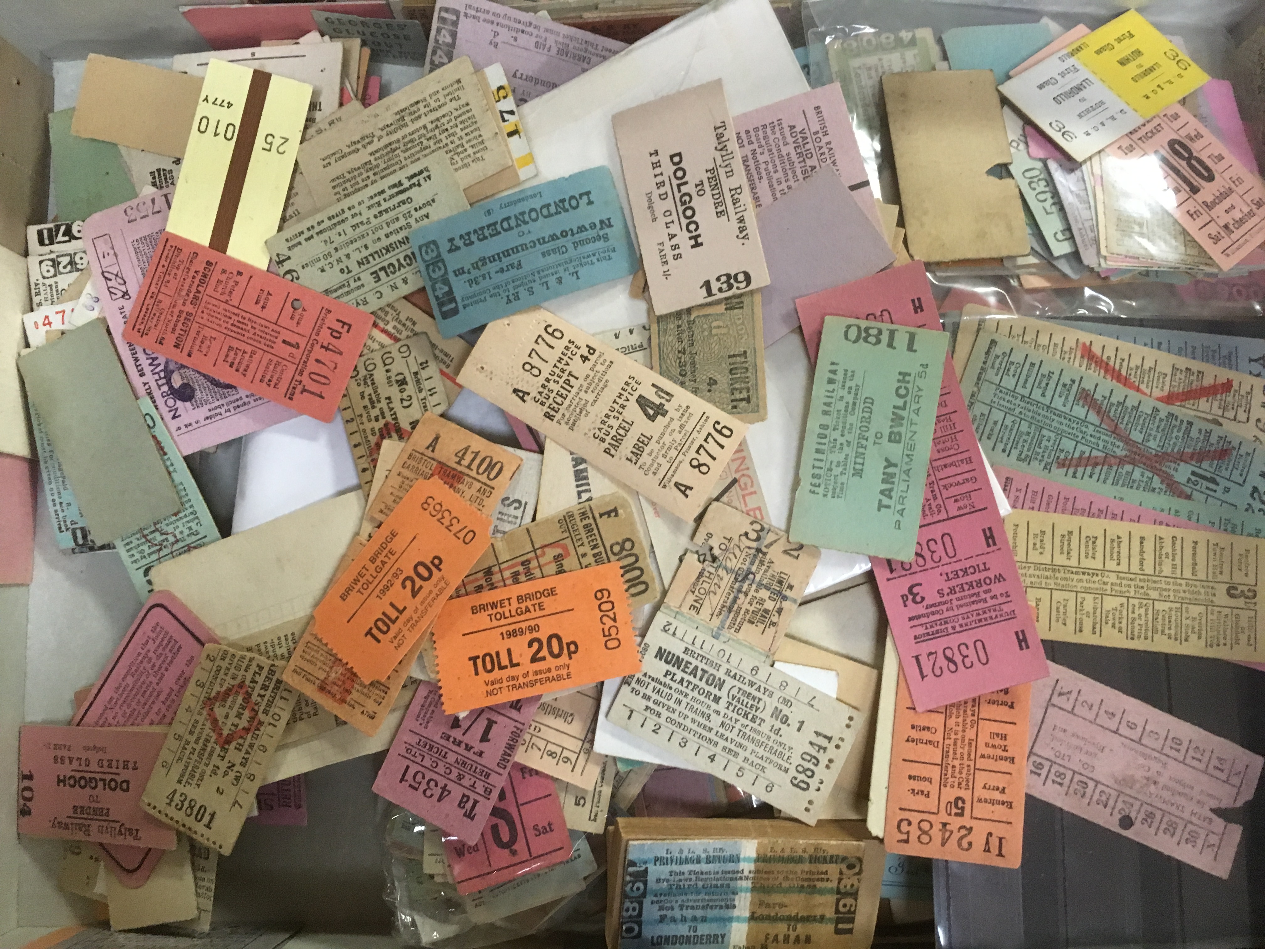 BOX OF RAILWAY AND OTHER TICKETS, - Image 2 of 3