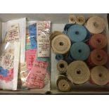 ISLE OF MAN RAILWAY COMPANY: FILE BOX WITH A VAST ACCUMULATION, SEVERAL IN PART ROLLS,
