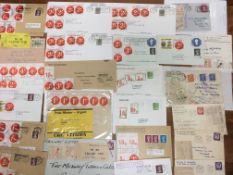 BRITISH RAILWAYS: 1952-84 COVERS BEARING VARIOUS NEWSPAPER OR PARCEL STAMPS,