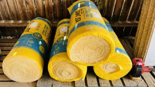 4 X ROLLS 75MM ISOVER RD PARTY WALL INSULATION