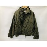 A COLD WEATHER MK3 SIZE 8 AIR CREW JACKET NATO No. 5415-99-1301231 SECT/REF No.