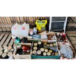 QUANTITY OF HOUSEHOLD SUNDRIES TO INCLUDE 7 BOXES OF ASSORTED SHED SUNDRIES TO INCLUDE SCREWS,