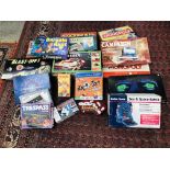 27 MODERN AND VINTAGE BOARD GAMES TO INCLUDE BOGGLE, TRESPASS, BENDOMINO, BARGAIN HUNT,