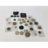 QUANTITY OF ASSORTED COINAGE.