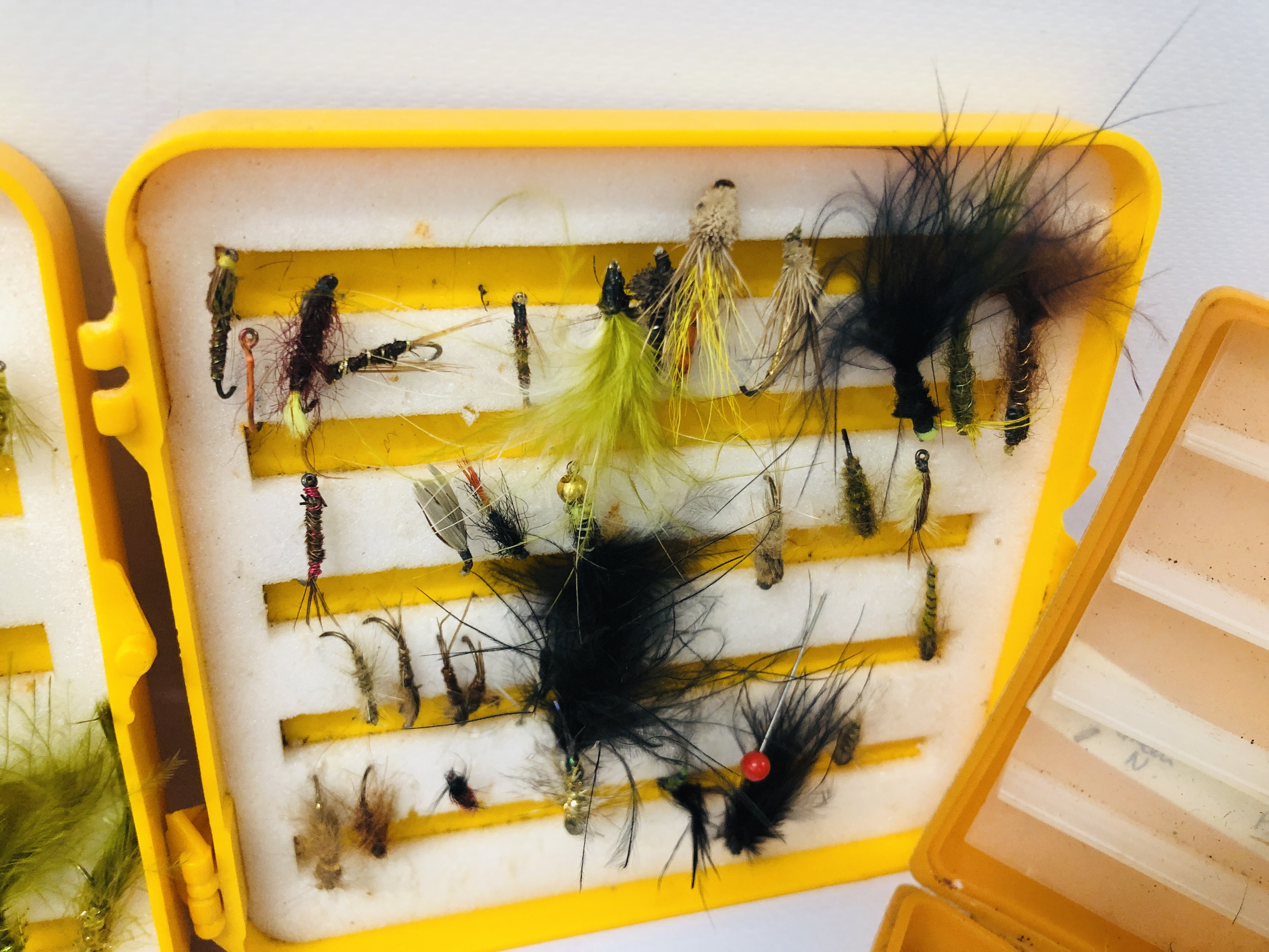 SIX CASES CONTAINING AN ASSORTMENT OF FISHING FLIES. - Image 5 of 9