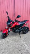 BENELLI MOTORCYCLE TORNADO NAKED T 125cc AP19 YMV FIRST REG. 10/05/2019 M.O.T. EXP.