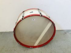 AN OLYMPIC ORCHESTRA MARCHING BAND DRUM.