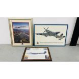 FRAMED AIRCRAFT PRINT CHARLES CHURCH SUPERMARINE SPITFIRE T MK IX PT462 BEARING TRIBUTE + A REDBULL