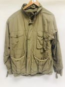 A LIGHT WEIGHT BARBOUR COAT SIZE MEDIUM