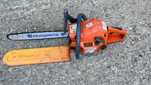 A HUSQVARNA 36 AIR INJECTION 16 INCH PETROL CHAINSAW - SOLD AS SEEN