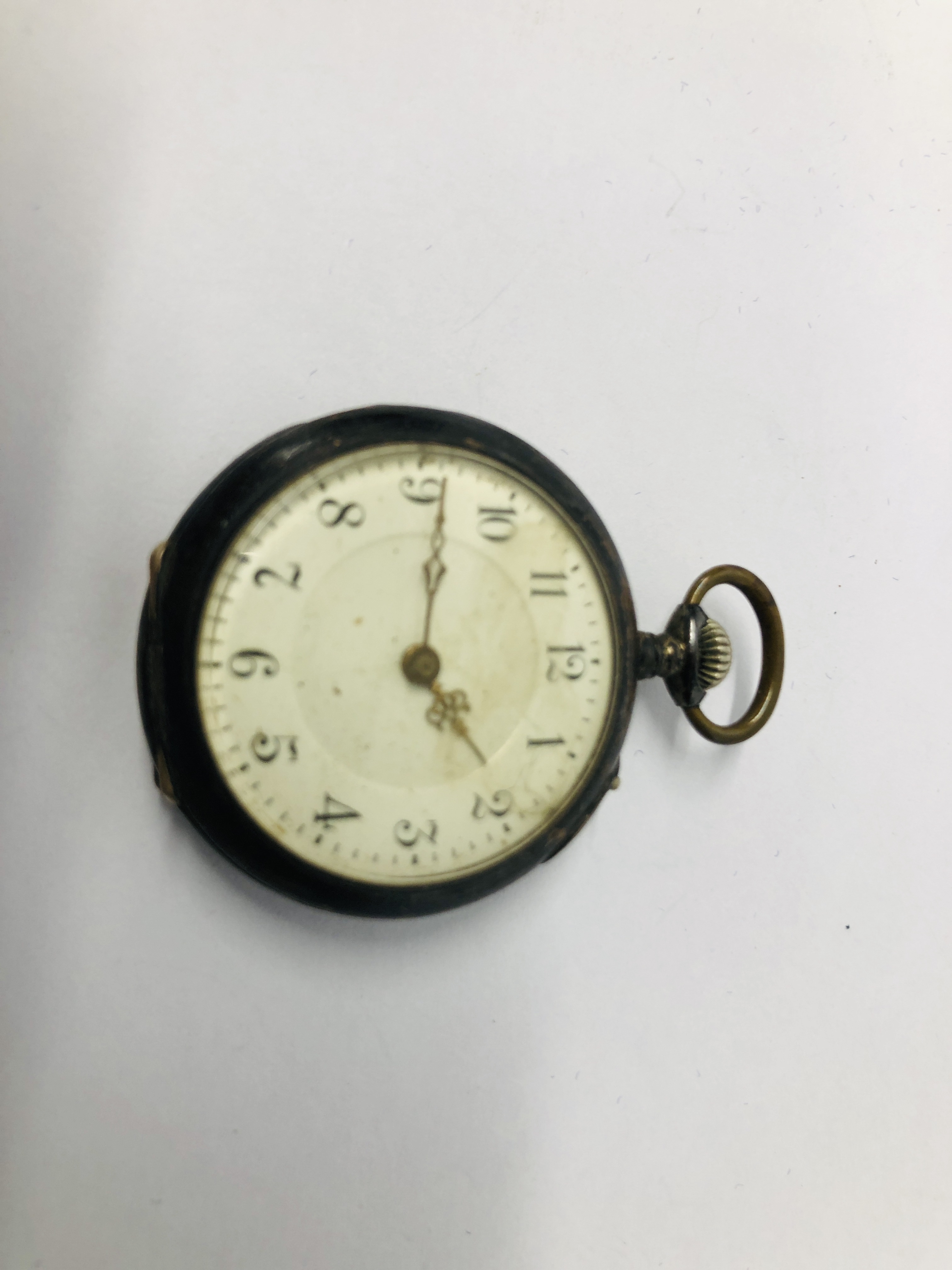 VINTAGE SILVER POCKET WATCH, BIRMINGHAM ASSAY BEARING MAKERS MARK "J.W. - Image 7 of 11