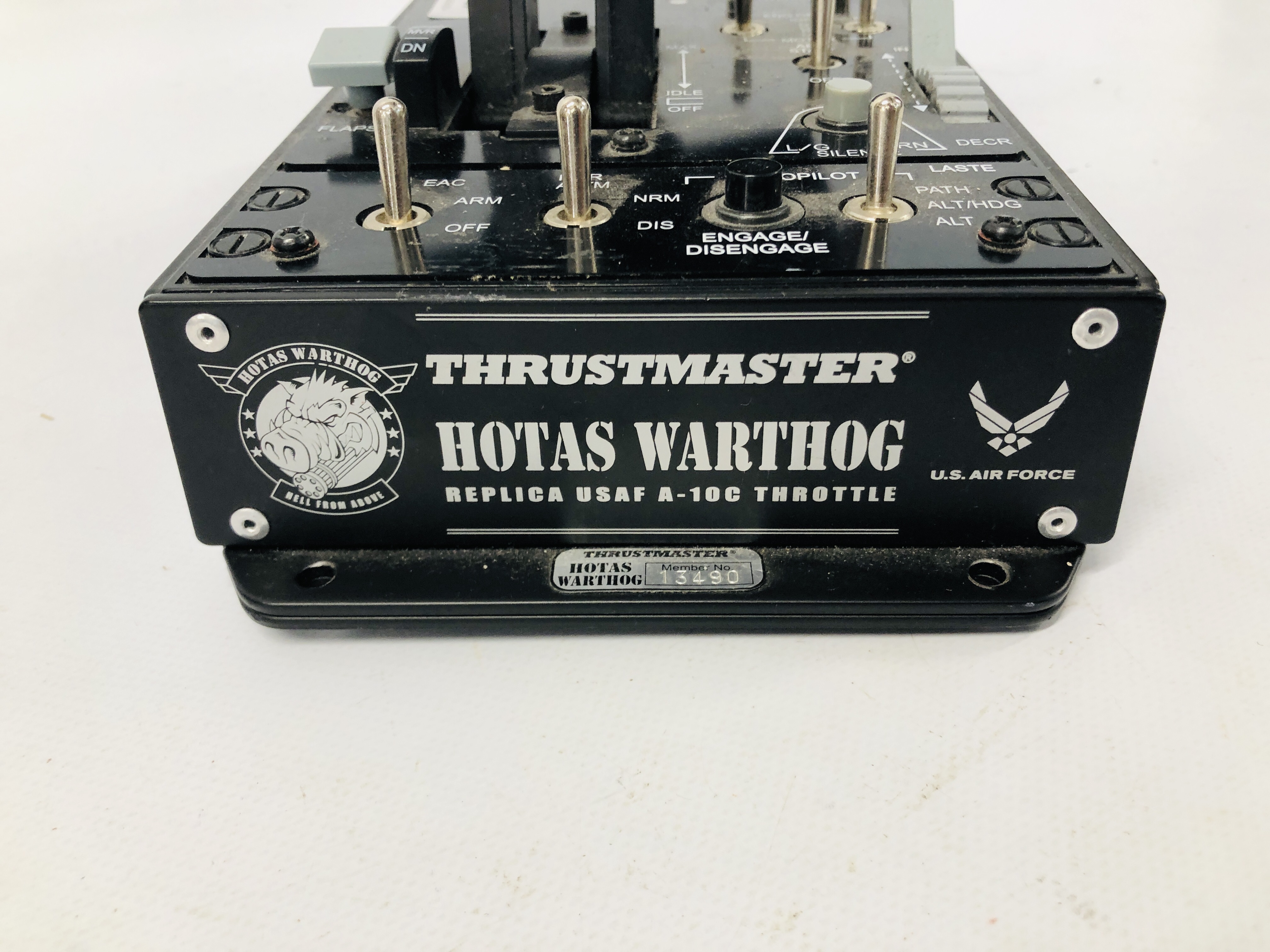 THRUSMASTER HOTAS WARTHOG REPLICA US AF A-10 C THROTTLE COMPUTER CONTROLLER - SOLD AS SEEN - Image 2 of 5