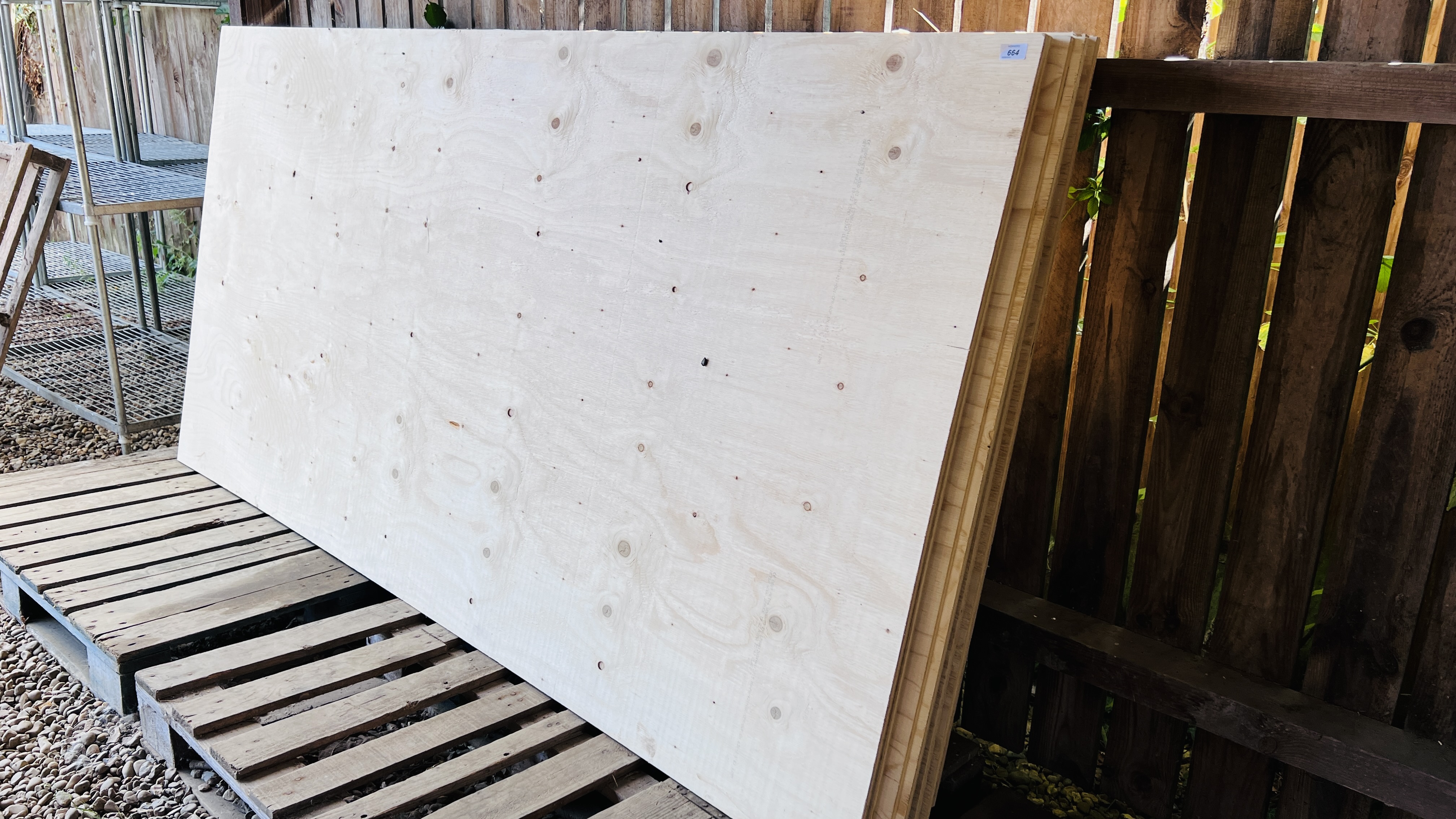 2 X 1220 X 2440MM SHEETS 12MM PLYWOOD SHEETS