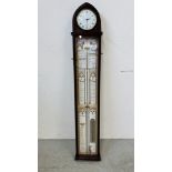 A REPRODUCTION COMITTI OF LONDON ADMIRAL FITZROY MERCURIAL BAROMETER.