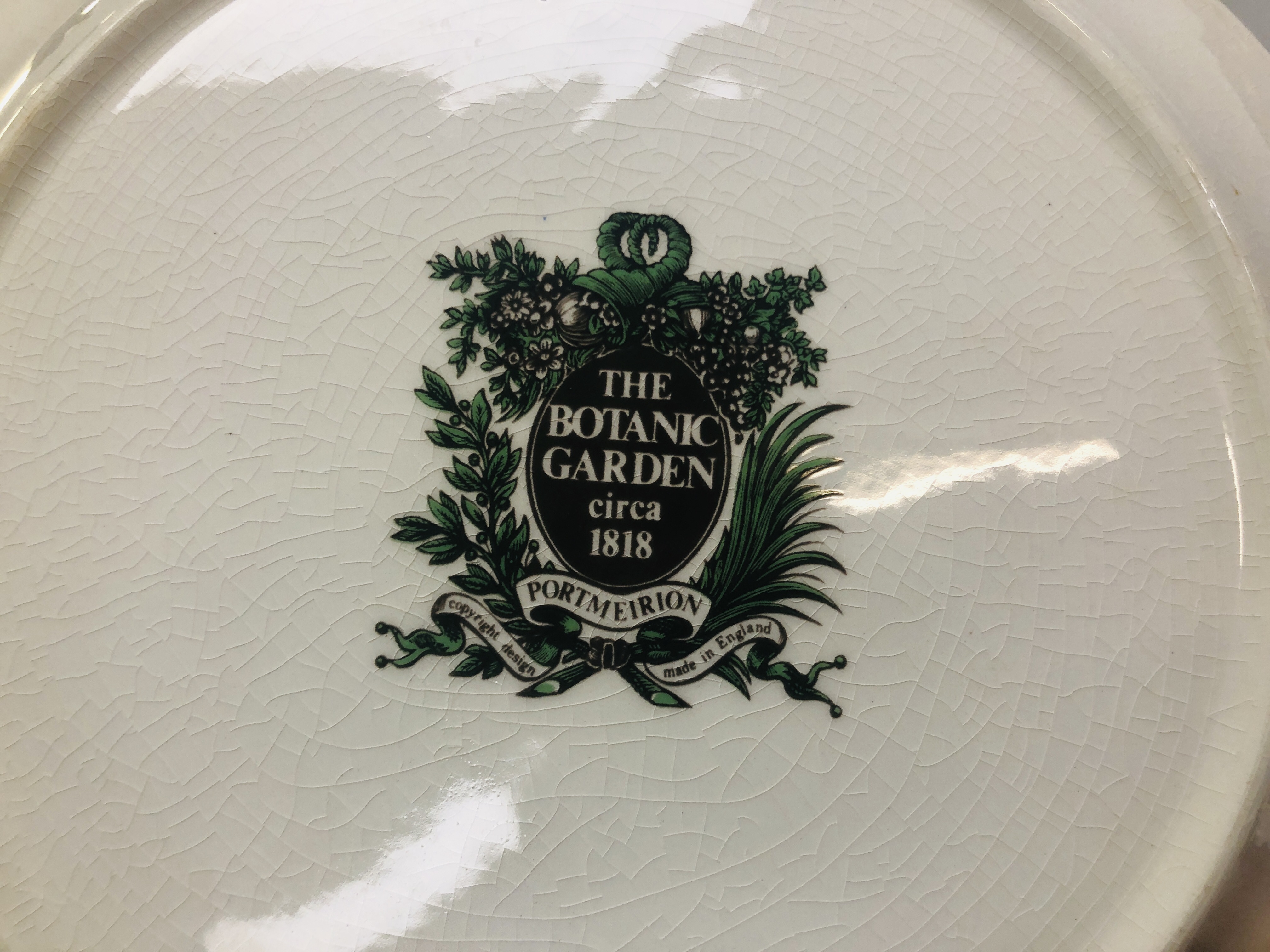 SEVEN PIECES OF PORTMEIRION BOTANIC GARDENS TO INCLUDE STORAGE JARS AND PLATE ALONG WITH ROYAL - Image 8 of 8