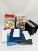 COLLECTION OF MARVEL UK AND 2000 AD COMIC BOOKS INCLUDING X-MEN, SECRET WARS, SPIDERMAN,