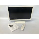 PHILIPS 22 INCH TV MODEL 22PFL3415H/12 WITH REMOTE AND INSTRUCTIONS - SOLD AS SEEN.