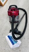 VAX FORCE 3 PET VACUUM CLEANER AND ACCESSORIES - SOLD AS SEEN.