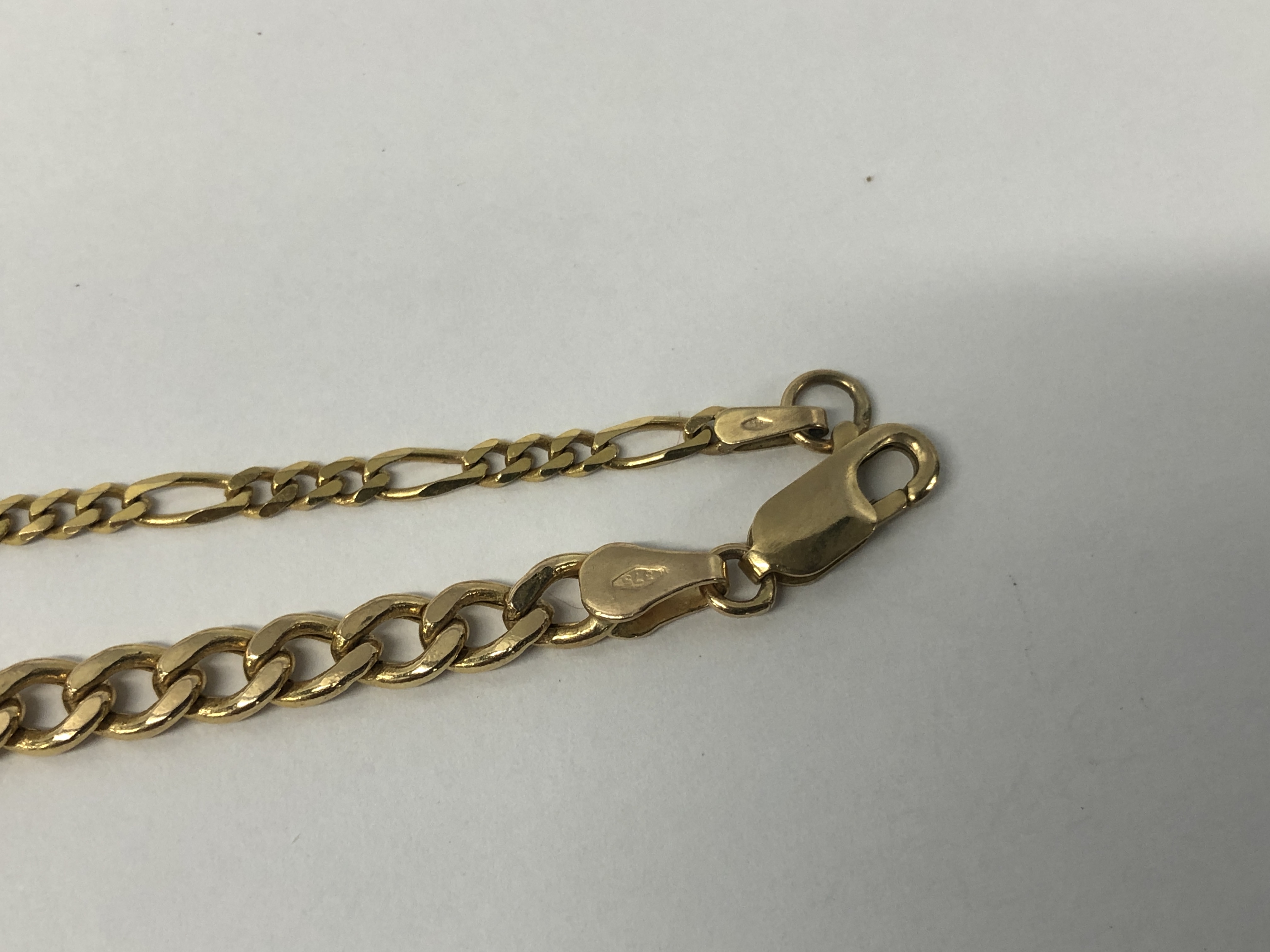 2 X 9CT GOLD BRACELETS, L 18CM. - Image 2 of 5