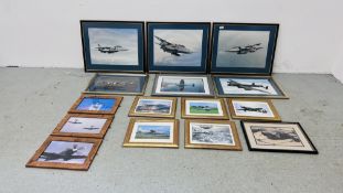 COLLECTION OF 15 ASSORTED AVIATION RELATED PHOTOGRAPHS.