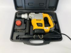 EINHELL BBH 1500 SDS DRILL CASED WITH DRILL BITS - SOLD AS SEEN.