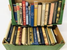 TWO BOXES OF FOLIO SOCIETY BOOKS (35 TITLES)