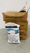 EIGHT 10KG BAGS OF AQUAMARINE WATER SOFTENER SALT