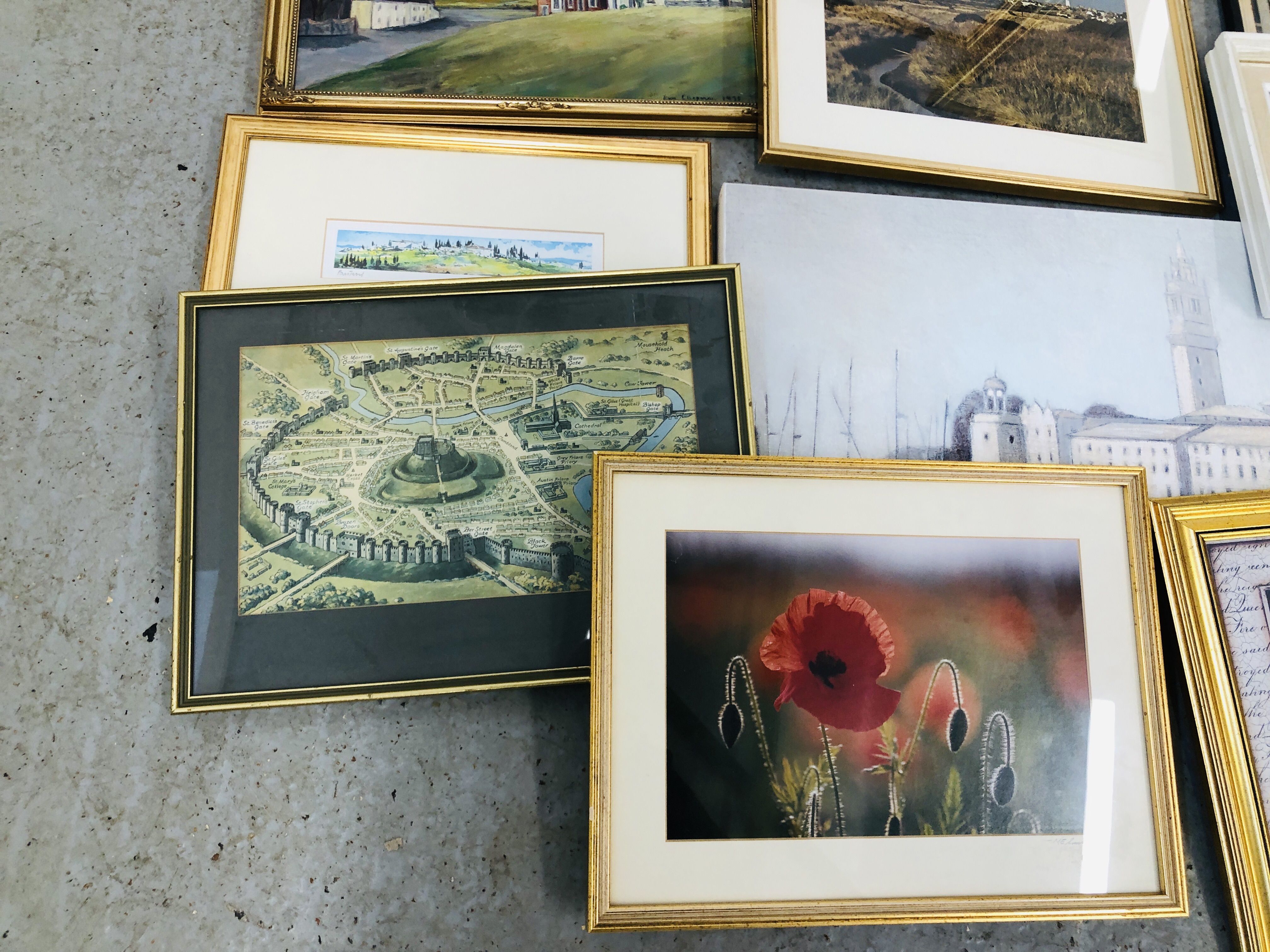 COLLECTION OF FRAMED PICTURES AND PRINTS TO INCLUDE ORIGINAL ARTWORKS BY EVA CHAPMAN, ETC. - Image 3 of 6