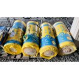 4 X ROLLS OF ISOVER RD PARTY WALL 75MM INSULATION.