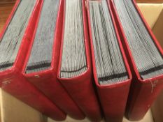 FIVE LINDER 1169S STOCKBOOKS (USABLE CONDITION) WITH DUPLICATED USED AUSTRALIA, SOUTH AFRICA,