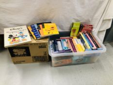 BOX OF APPROXIMATELY 42 ANTIQUE REFERENCE GUIDES TO INCLUDE MILLER'S ALONG WITH 20 DISNEY WONDERFUL
