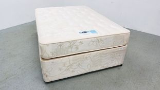 SILENTNIGHT MIRACOIL DOUBLE DIVAN BED