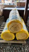 3 X ROLLS OF ISOVER RD PARTY WALL 100MM INSULATION.