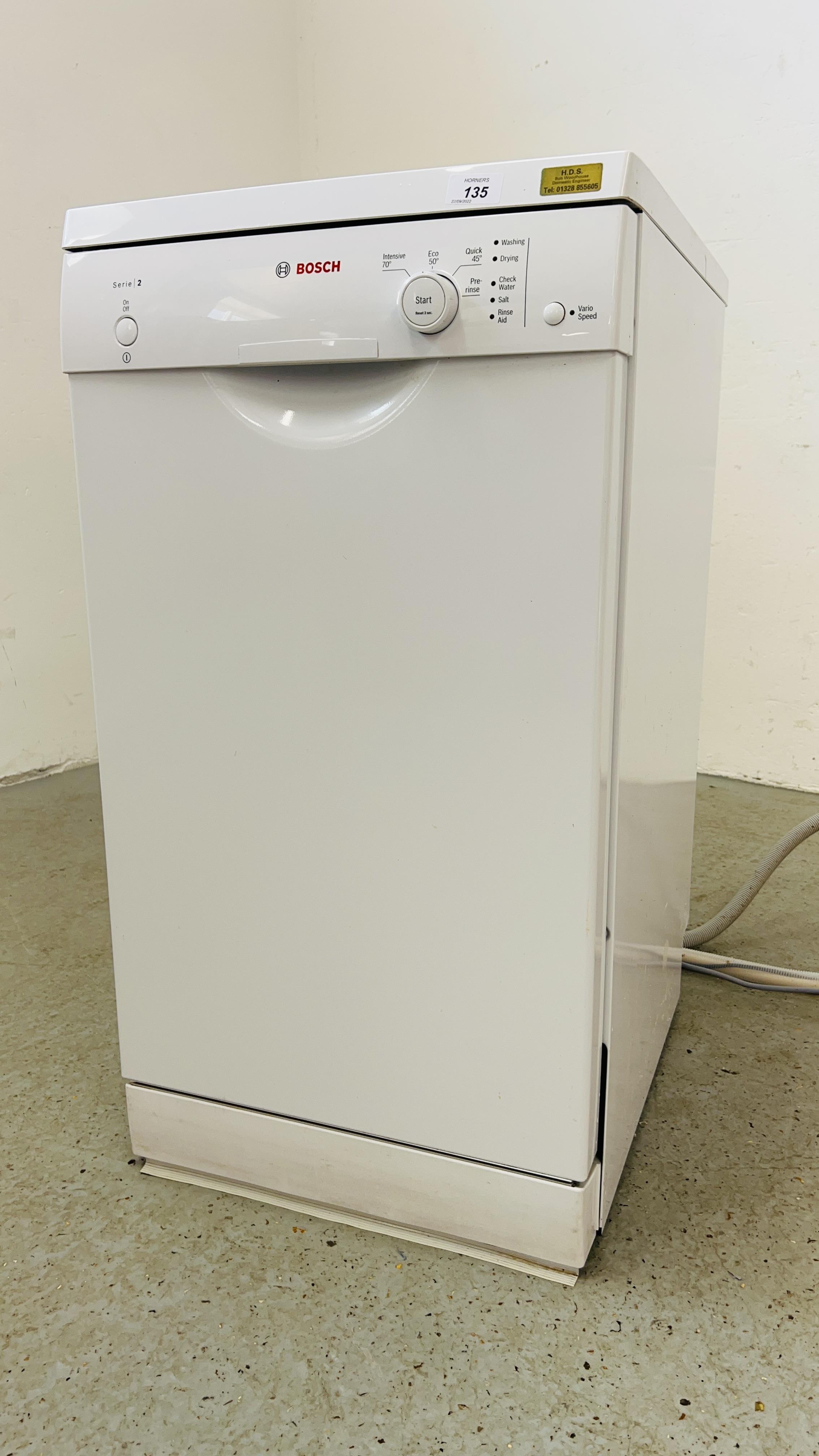A BOSCH SERIE 2 SLIM LINE DISH WASHER - SOLD AS SEEN