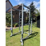 A PROFESSIONAL HEAVY DUTY GYM WEIGHT FRAME.